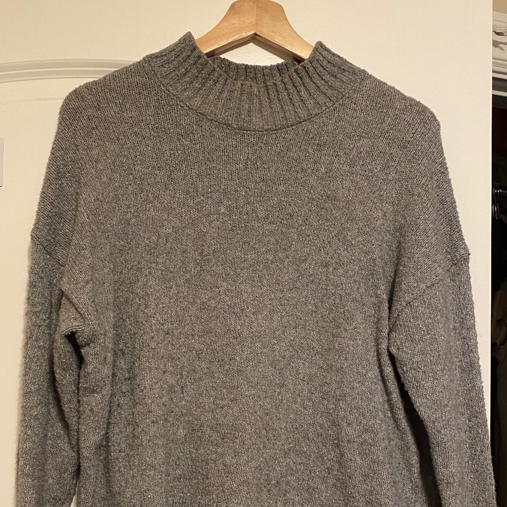 Gray Turtle Neck